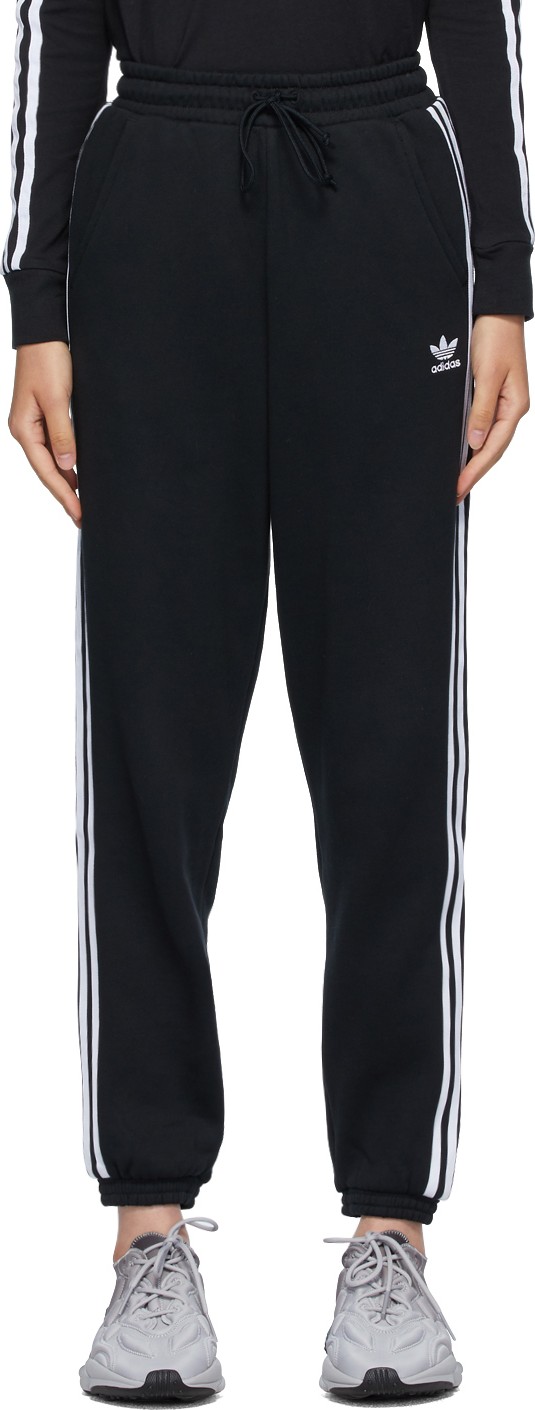 Adidas Originals Black Regular Jogger Lounge Pants