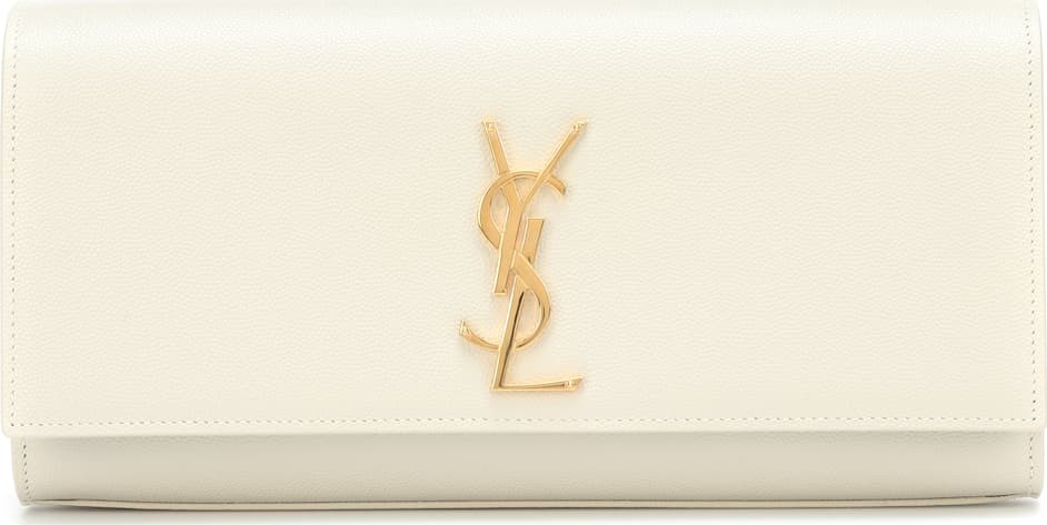 Saint Laurent Monogram leather clutch