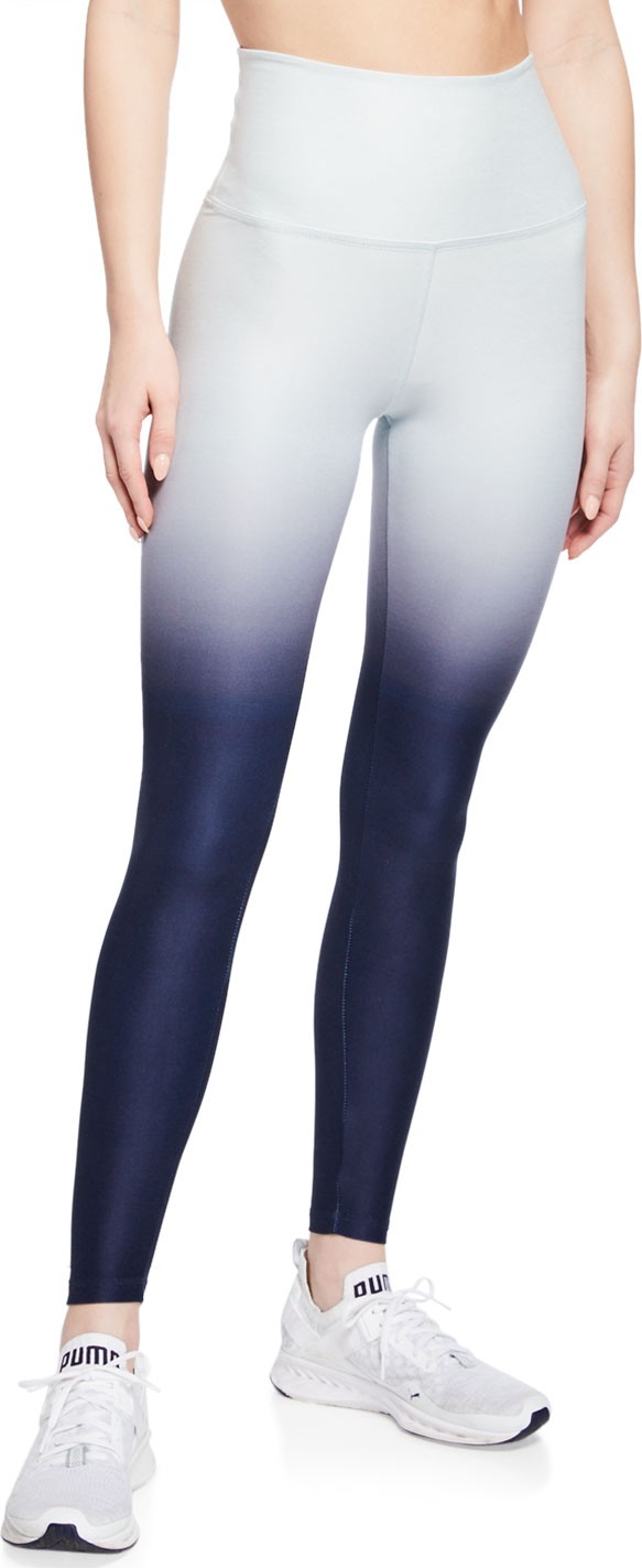 Beyond Yoga Space-dye High-Waist Ombre Performance Leggings