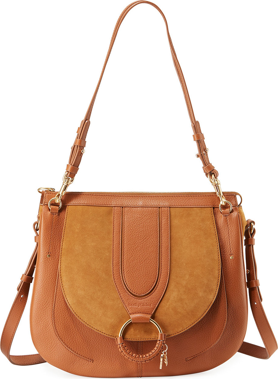 See By Chloé Hana Leather and Suede Tote Bag See By Chloé Hana Leather and Suede Tote Bag