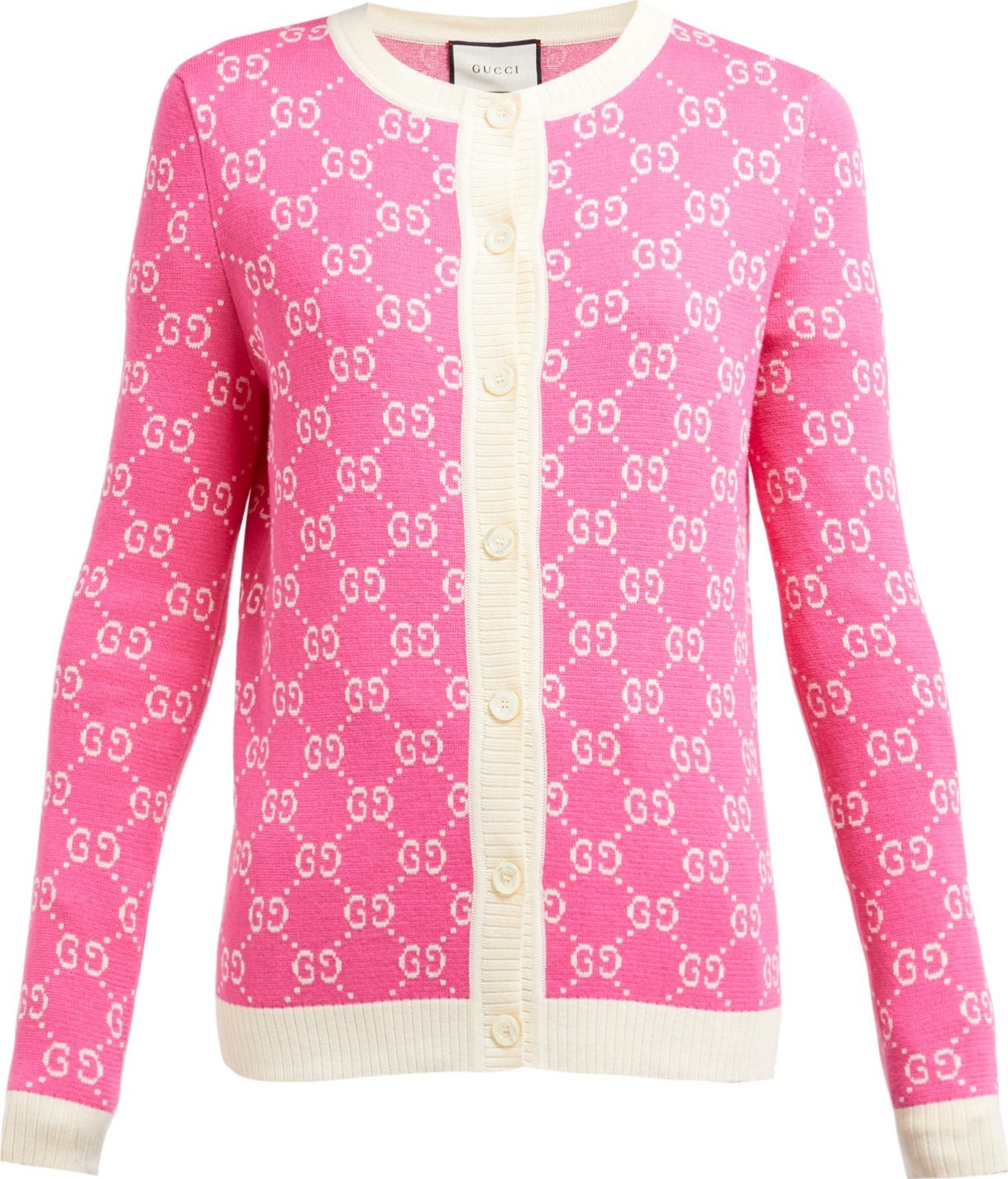 Gucci GG jacquard-knit cotton cardigan