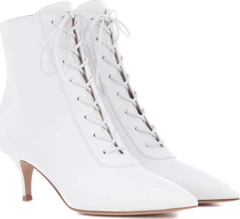 Gianvito Rossi Gillian 55 leather ankle boots