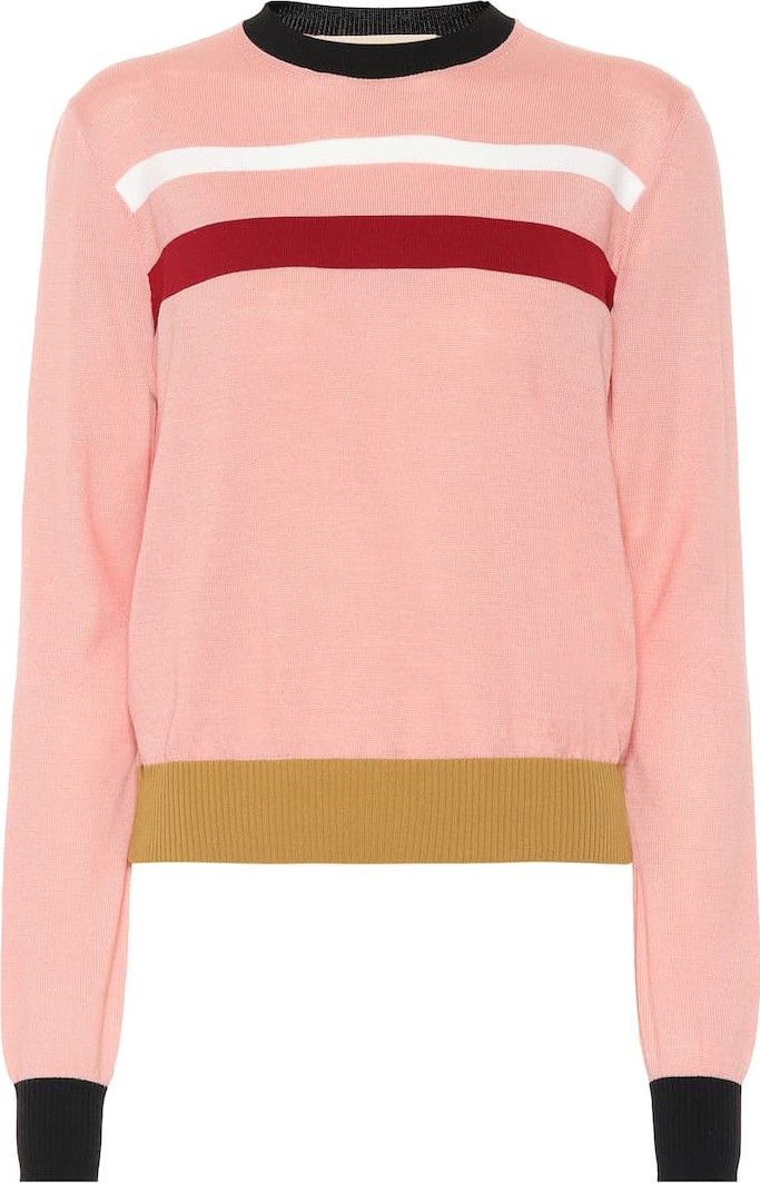 Marni Striped wool-blend sweater