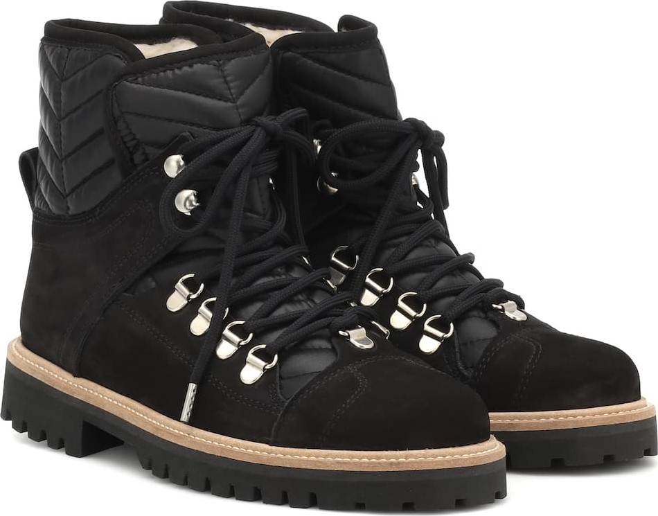 Ganni Edna suede ankle boots