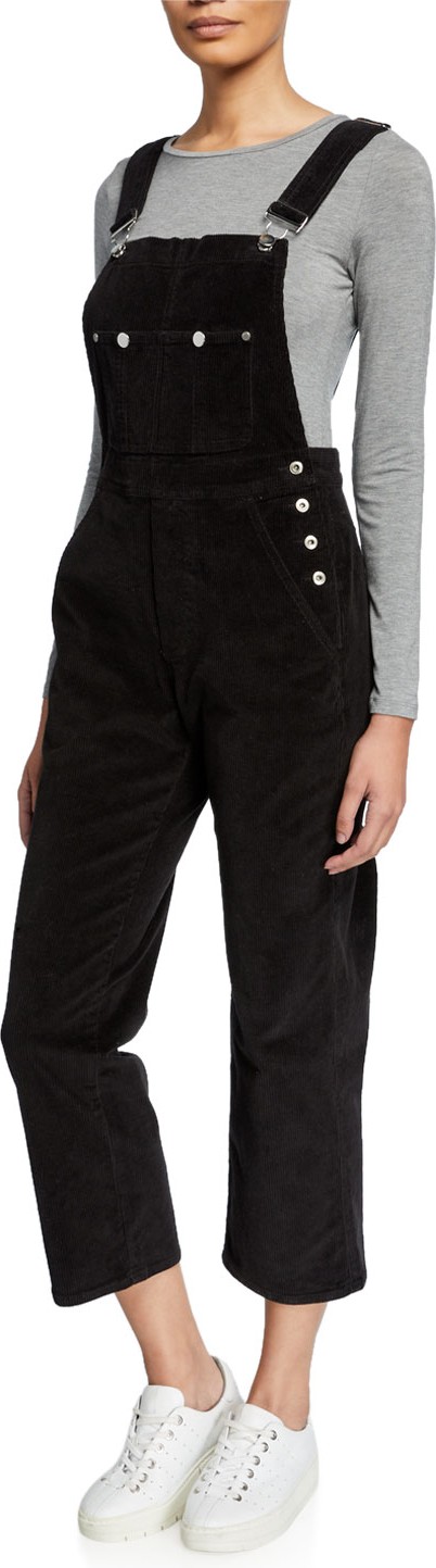 Rag & Bone Ruth Straight Cropped Overalls