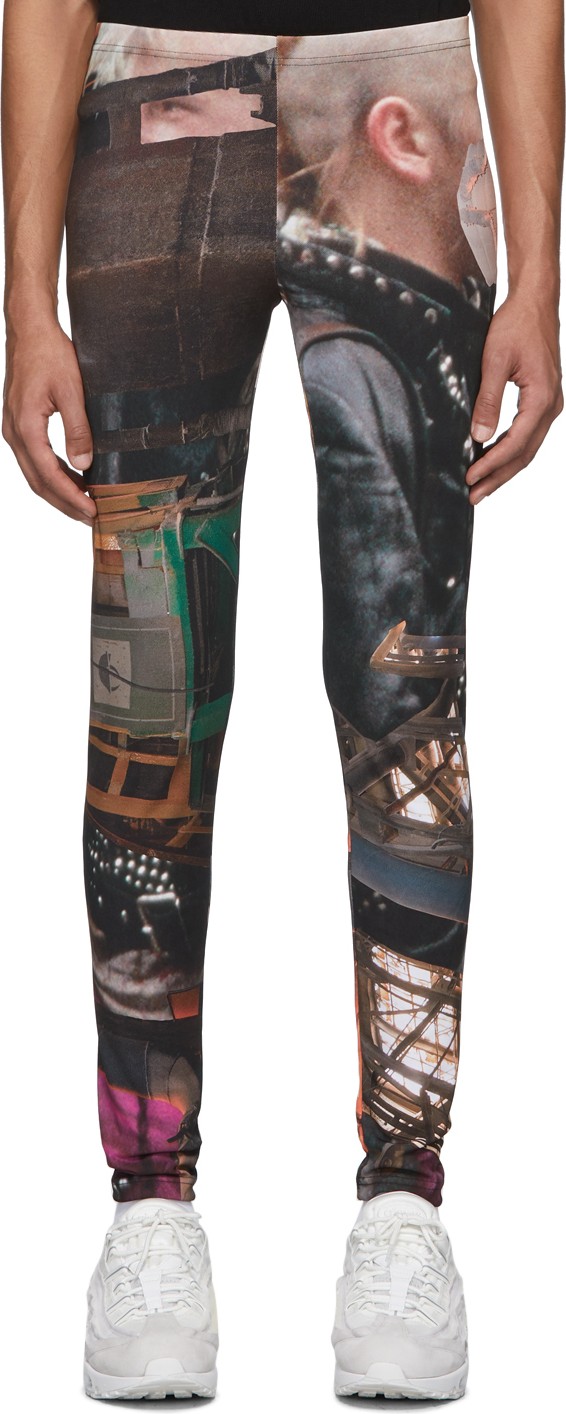 Comme Des Garçons Homme Plus Multicolor Steampunk Leggings