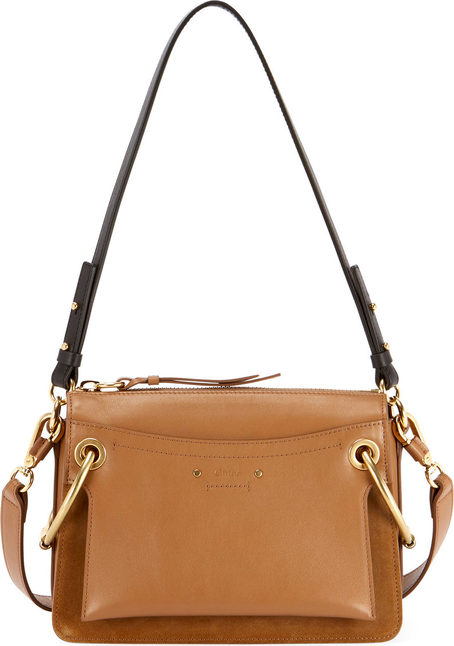 Chloe Roy Small Leather/Suede Satchel Bag