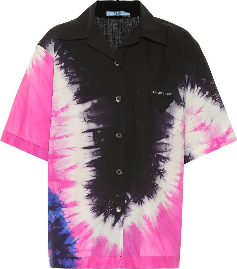 Prada Tie-dye cotton shirt