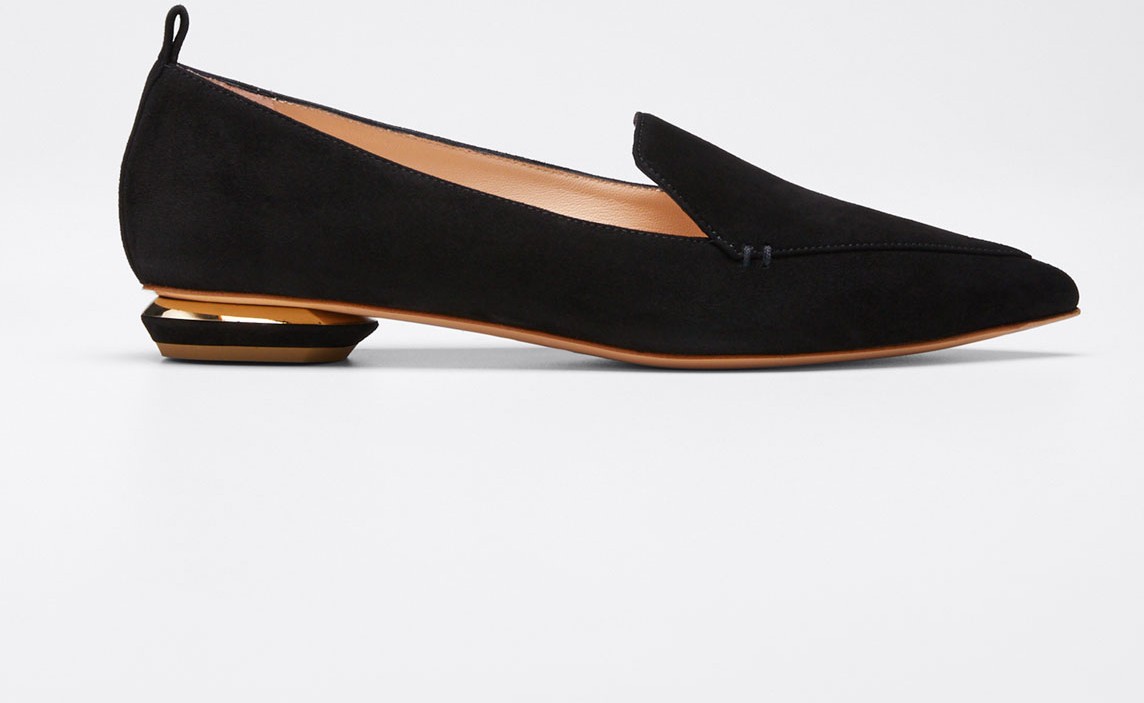 Nicholas Kirkwood Beya Flat Kid Suede Loafers