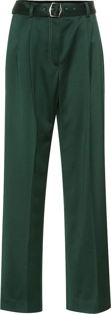 Sies Marjan Blanche wool-twill wide-leg pants