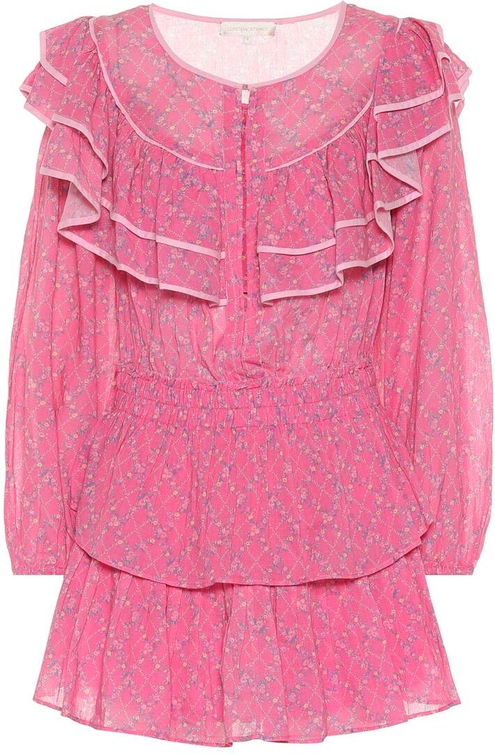 LOVESHACKFANCY Luca floral cotton dress