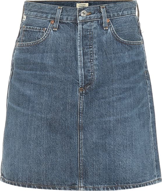 Citizens Of Humanity Lorelle high-rise denim miniskirt