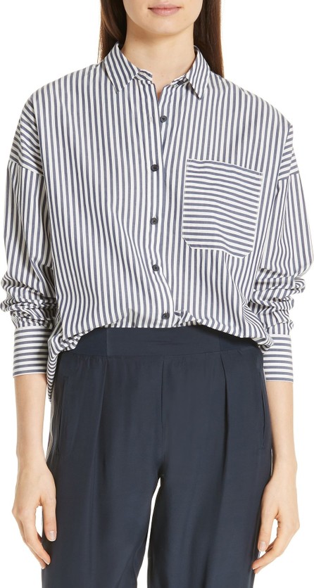 ATM Anthony Thomas Melillo Railroad Stripe Boyfriend Shirt ATM Anthony Thomas Melillo Railroad Stripe Boyfriend Shirt