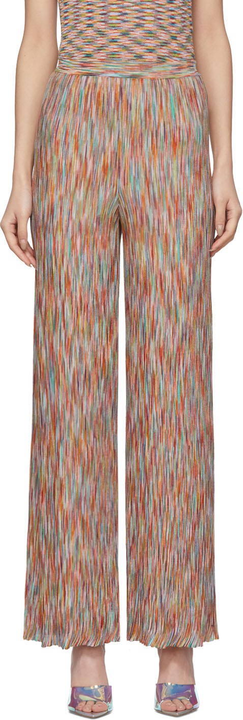 Missoni Multicolor Flared Stripe Lounge Pants