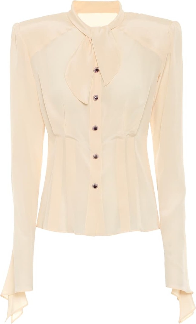 Dolce & Gabbana Silk-crêpe blouse