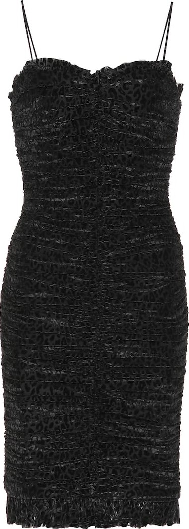 Rebecca Vallance Laurent ruched minidress