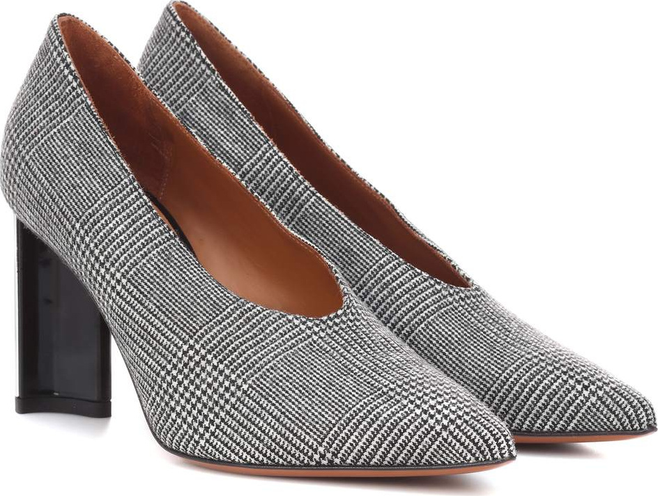 Robert Clergerie Kathleen glen plaid pumps