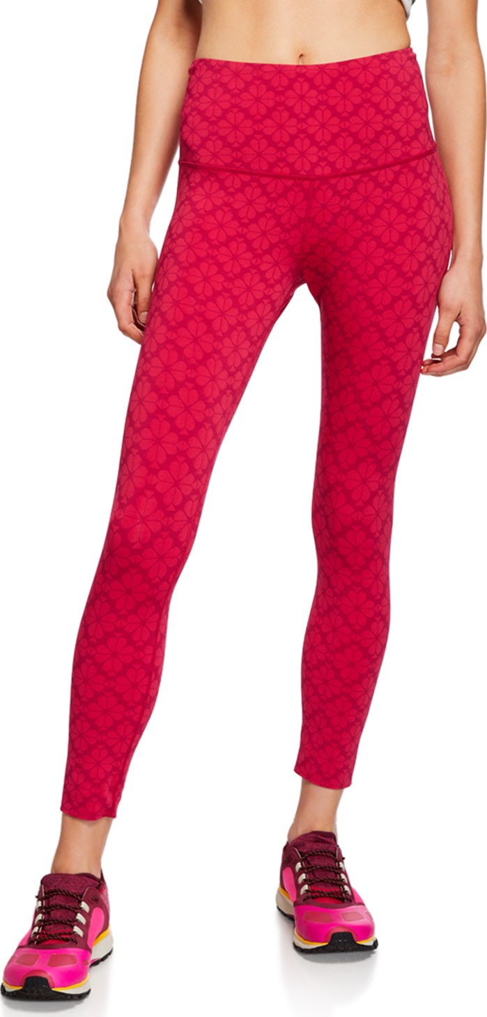 Kate Spade New York floral spade high-rise active leggings