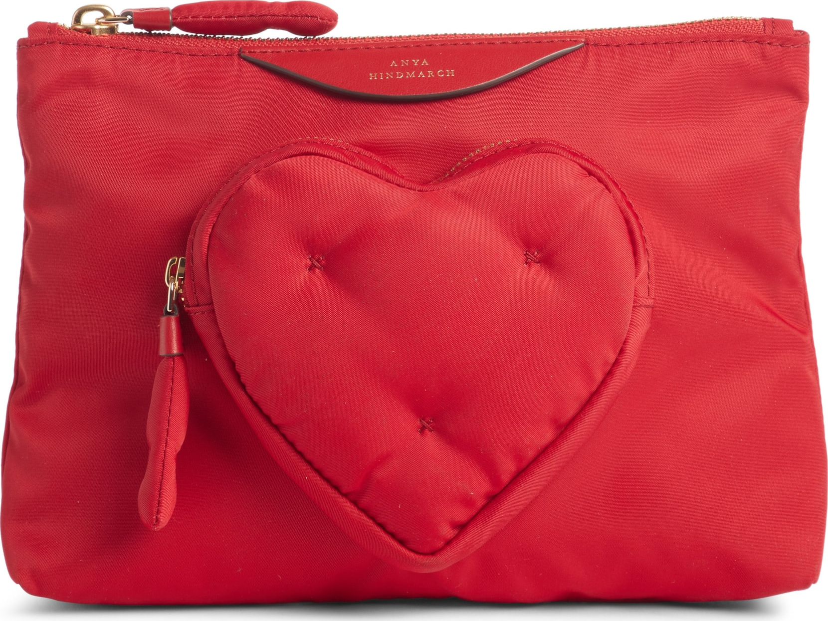 Anya Hindmarch Chubby Heart Nylon Pouch