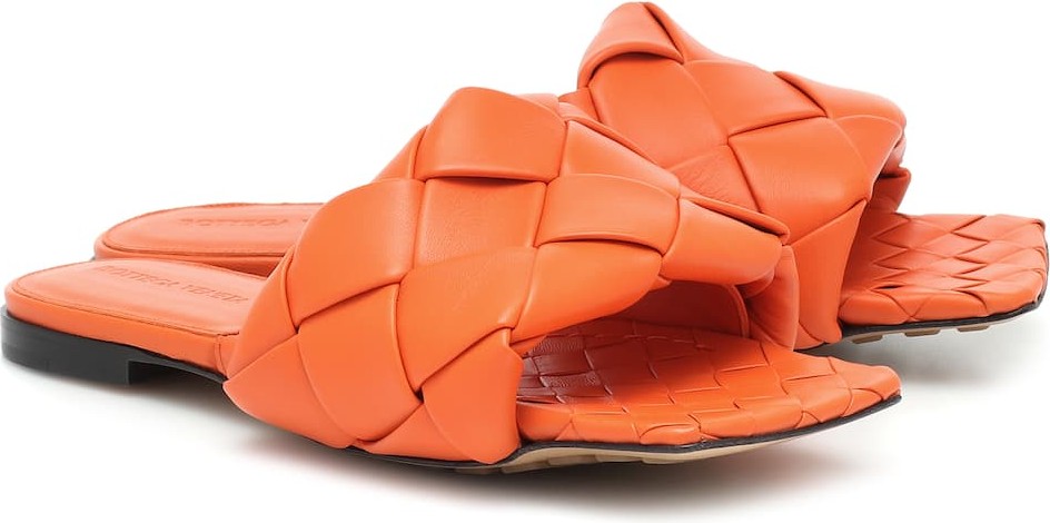Bottega Veneta BV Lido leather slides