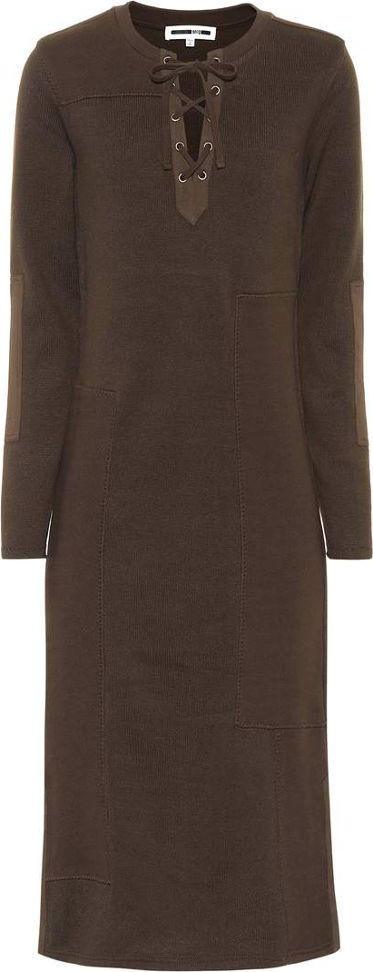 McQ - Alexander McQueen Long-sleeved cotton dress