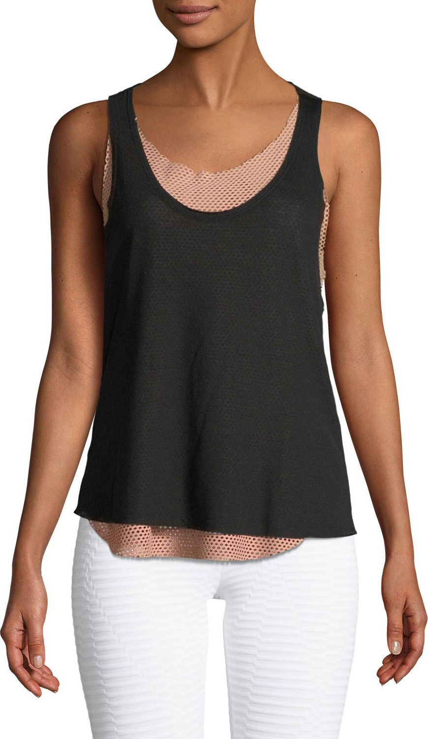 KORAL Villa Open Mesh Racerback Tank Top