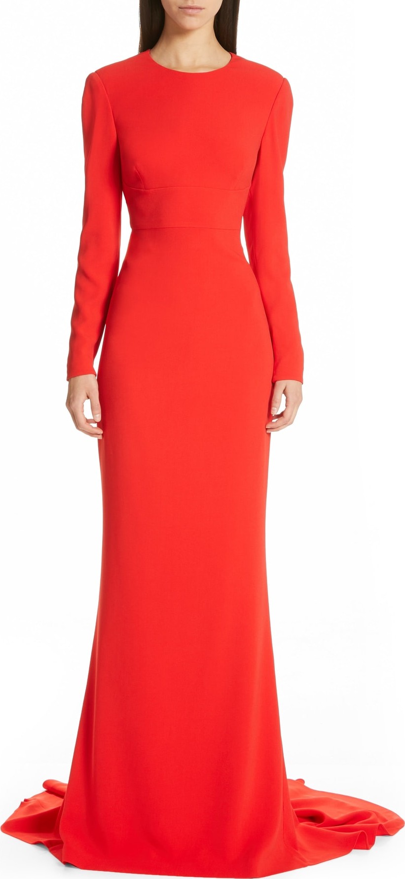 Stella McCartney Ruby Cutout Sheath Gown