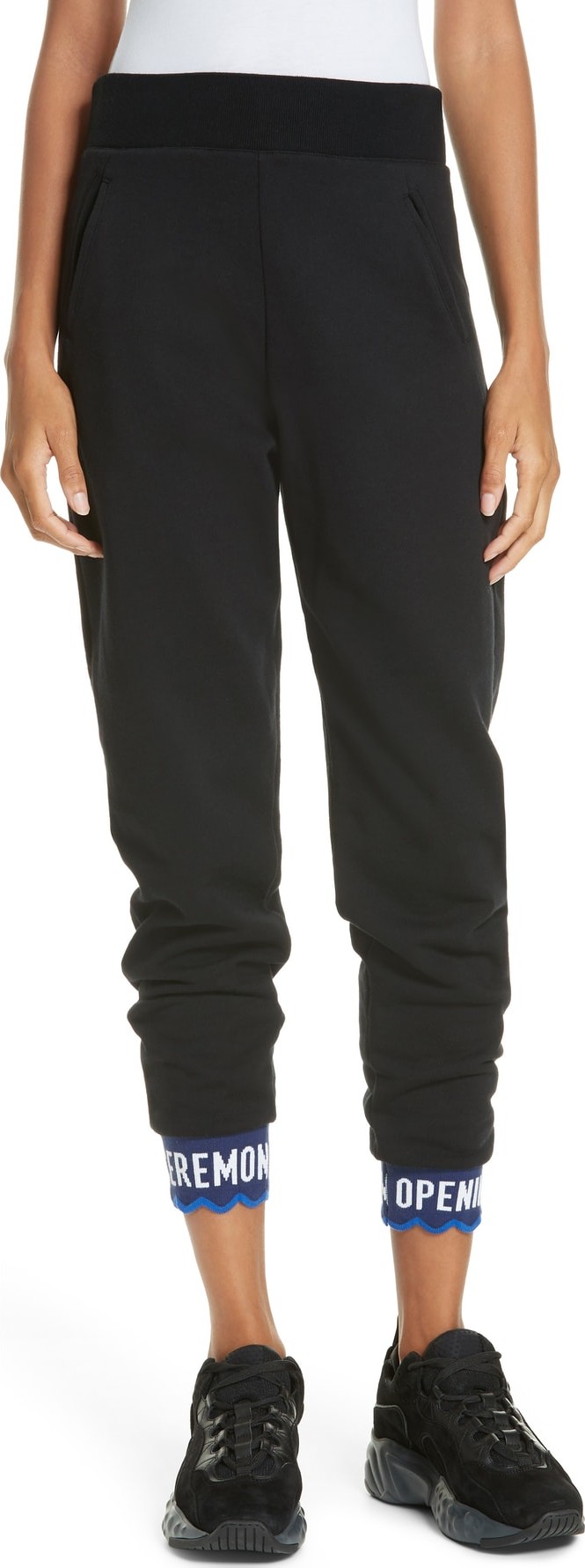 Opening Ceremony Scallop Logo Hem Joggers