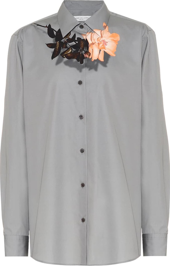 Dries Van Noten Printed cotton shirt