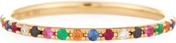 EF Collection Rainbow Eternity Band Ring