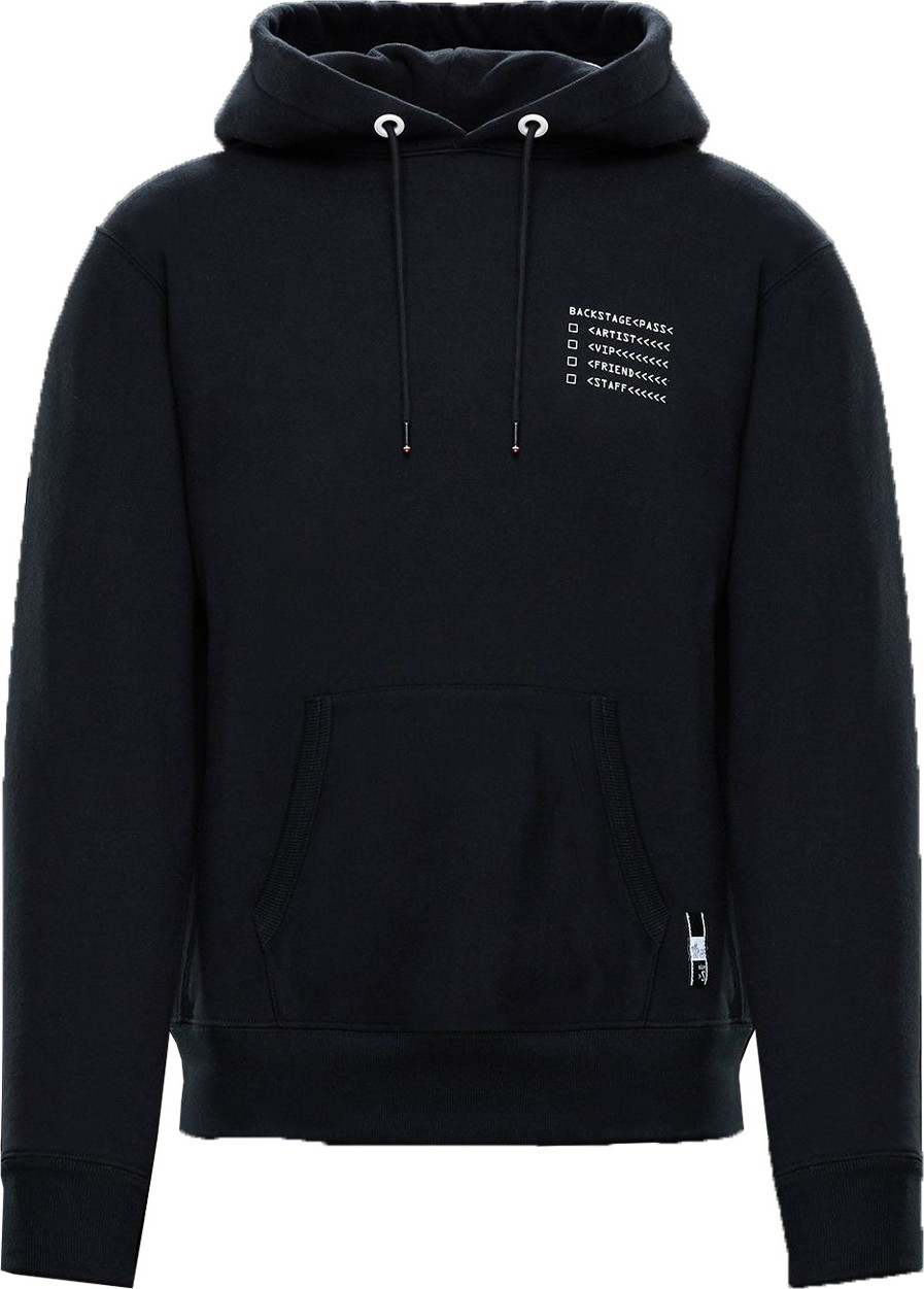 Moncler Genius 7 Moncler Fragment Hiroshi Fujiwara printed hooded sweatshirt