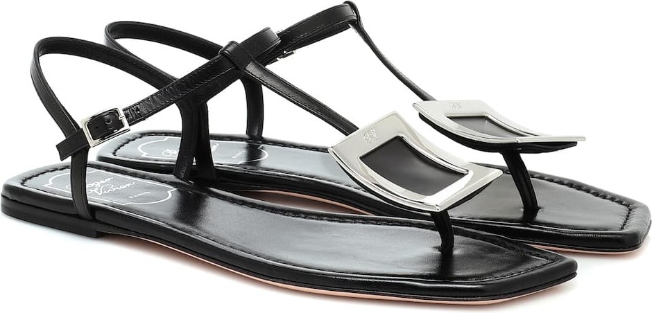 Roger Vivier Biki Viv' leather sandals