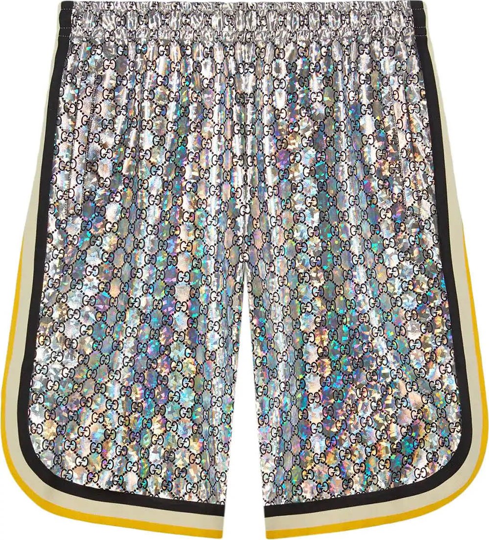 Gucci Silver Basketball Shorts