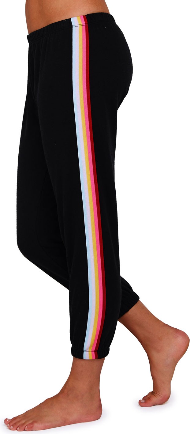 Spiritual Gangster Muse Side-Stripe Jogger Pants