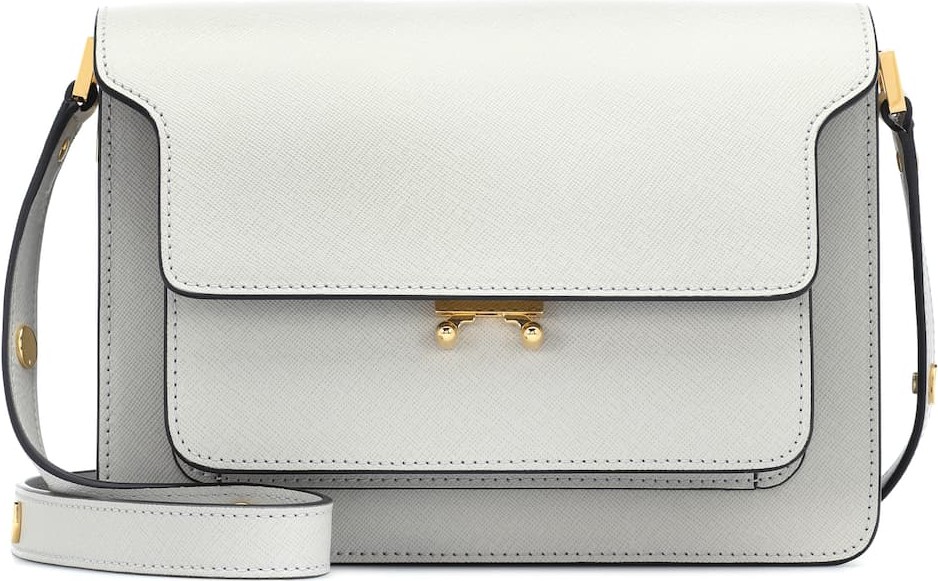 Marni Trunk leather shoulder bag