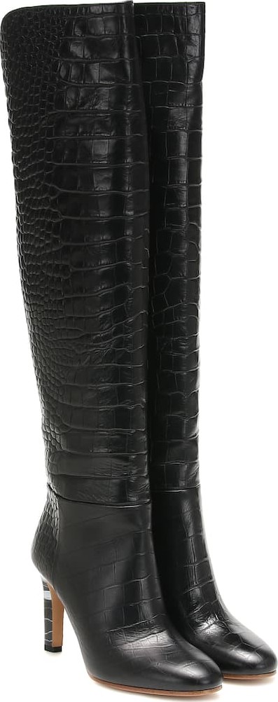 Gabriela Hearst Linda embossed leather boots