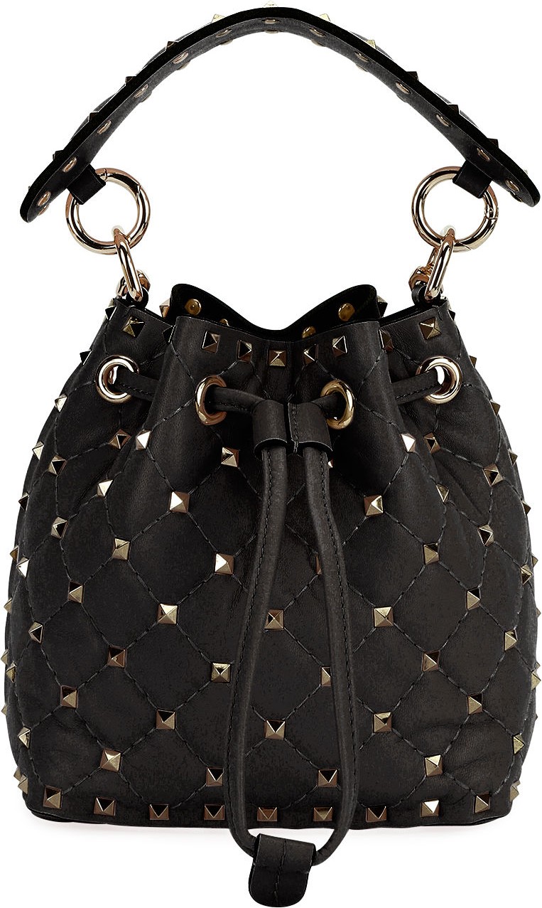 Valentino Rockstud Spike Mini Bucket Bag