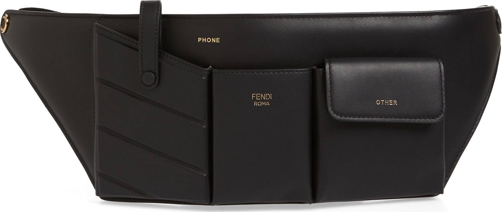 Fendi Calfskin Leather Belt Bag