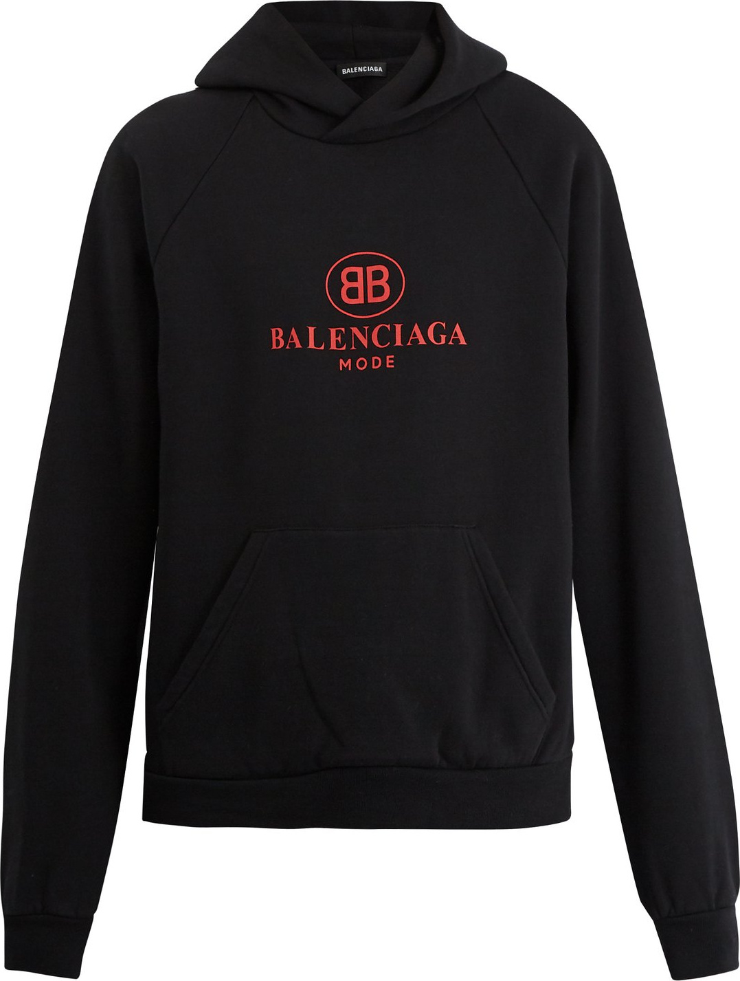 Balenciaga BB-print hooded sweatshirt