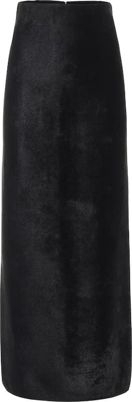 Alaïa Felted double-jersey skirt