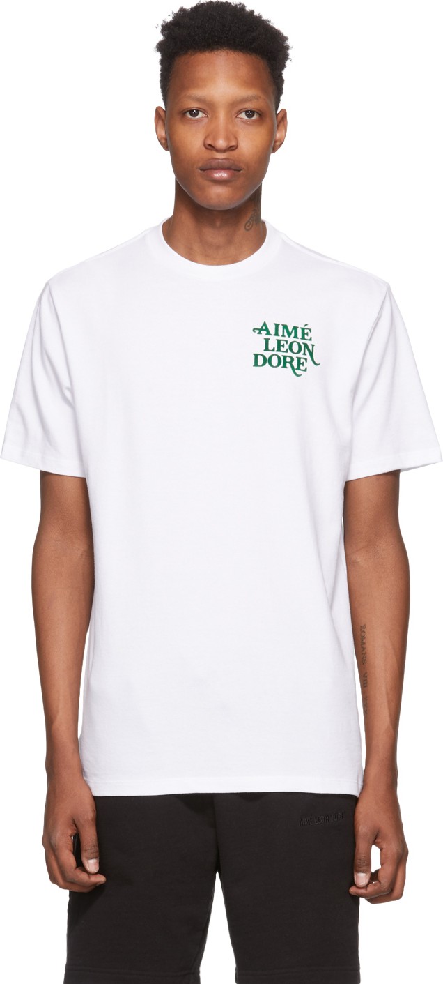 Aimé Leon Dore White 70s Graphic T-Shirt