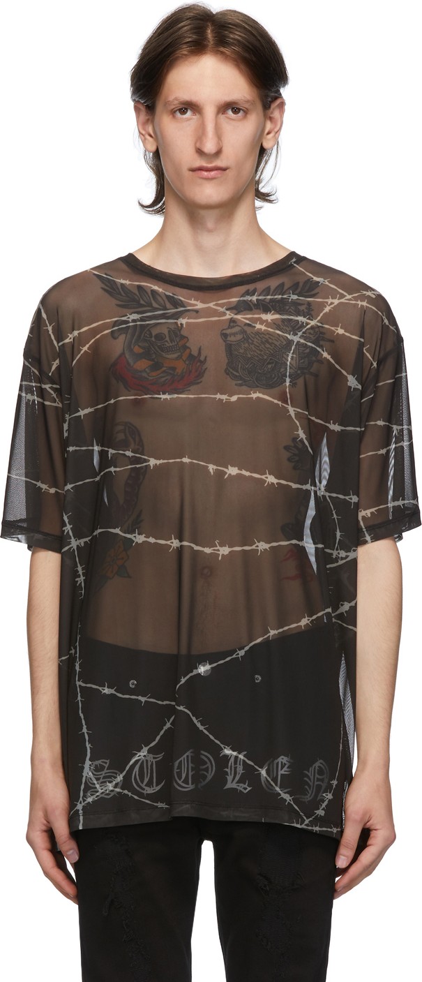 Stolen Girlfriends Club Grey Electric Wire T-Shirt