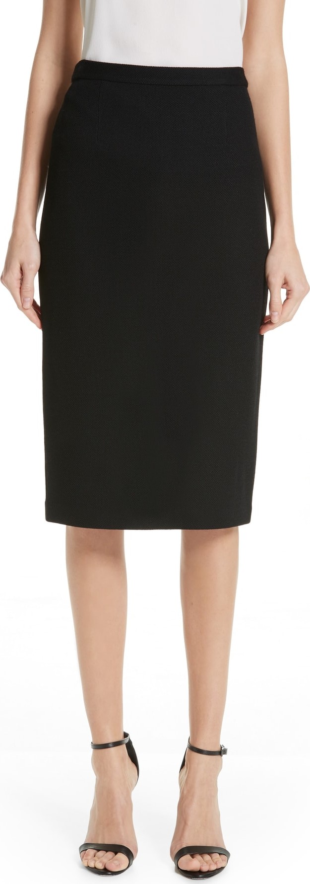 St. John Milano Piqué Knit Skirt St. John Milano Piqué Knit Skirt