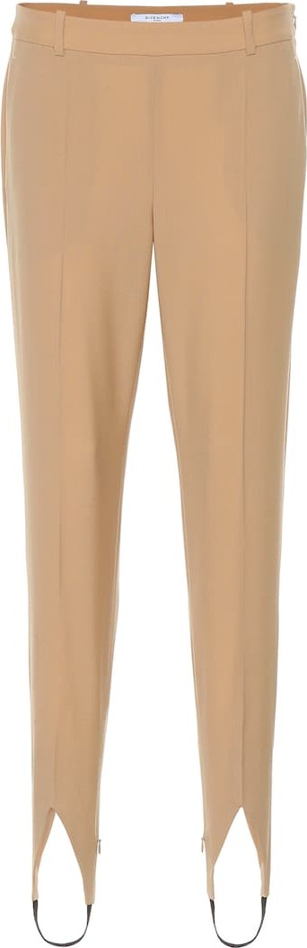 Givenchy Mid-rise wool stirrup pants