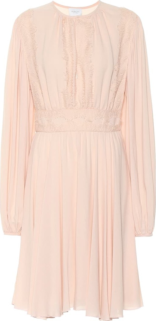 Giambattista Valli Lace-trimmed midi dress