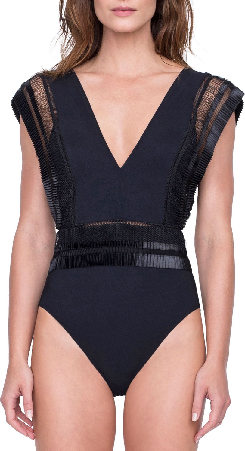 Gottex Aura Deep V One-Piece Swimsuit