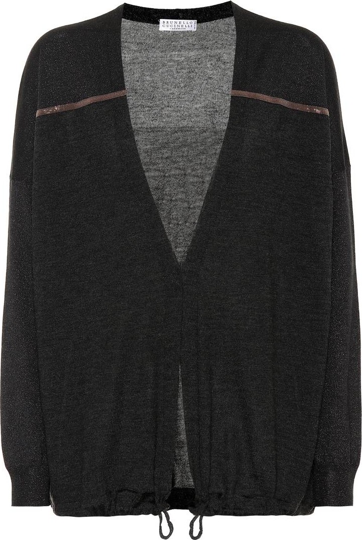 Brunello Cucinelli Embellished cashmere jacket