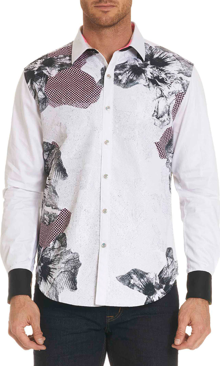 Robert Graham Men's Limited Edition Corporal Floral-Print Sport Shirt