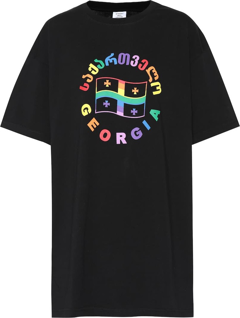 Vetements Printed cotton T-shirt
