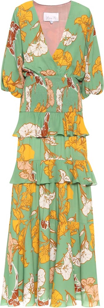 Johanna Ortiz Voilà, It's Art floral maxi dress